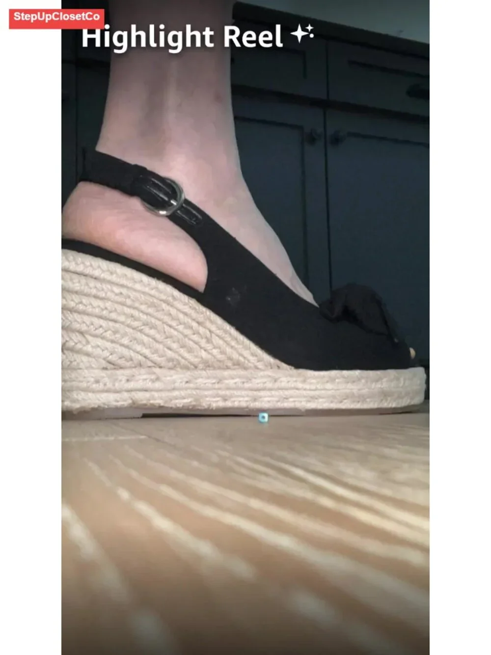 Women's Peep Toe Wedges Heels Slingback Espadrille Platform Sandals with Bowknot